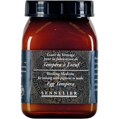 Sennelier Medium wiążący do tempery jajecznej - 200 ml - Przezroczysty - Materiały artystyczne Sennelier Medium wiążący do tempery jajecznej - 200 ml - Przezroczysty - Materiały artystyczne