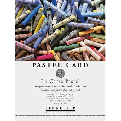 Sennelier Pastel Card - 360gsm - 12 Sheets - Pastel Card - Sennelier Sennelier Pastel Card - 360gsm - 12 Sheets - Pastel Card - Sennelier