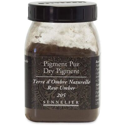 Pigment Sennelier pour création de peinture - Bocal de 120 g - Umber naturel - Pigment pour artistes - Publicité Pigment Sennelier pour création de peinture - Bocal de 120 g - Umber naturel - Pigment pour artistes - Publicité