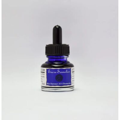 Encre de Dessin Sennelier La Carte - Bleu ultramarine - 30ml - Publicité Encre de Dessin Sennelier La Carte - Bleu ultramarine - 30ml - Publicité