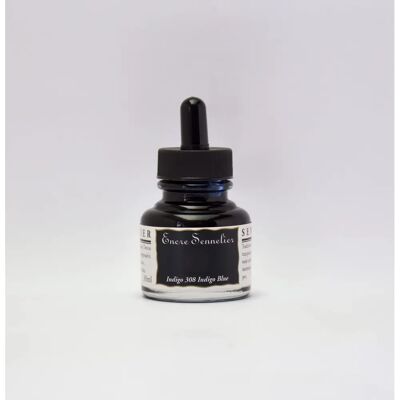 Sennelier Indigo Drawing Ink - Shellac based, 30ml Sennelier Indigo Drawing Ink - Shellac based, 30ml
