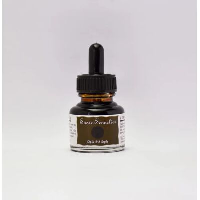 Encre de dessin Sennelier 30ml Sépia - Encre Encre de dessin Sennelier 30ml Sépia - Encre