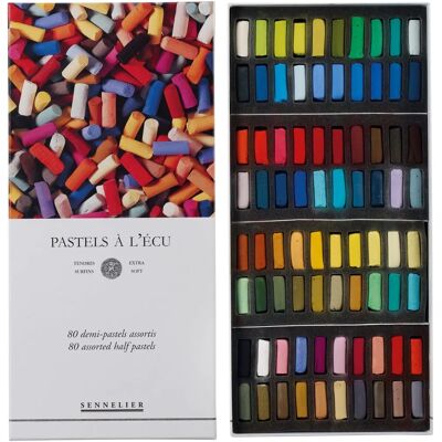 Conjunto de 80 Pastéis Macios Sennelier - Conjunto de introdução - Bolsa de armazenamento de arte A2 Grátis Conjunto de 80 Pastéis Macios Sennelier - Conjunto de introdução - Bolsa de armazenamento de arte A2 Grátis