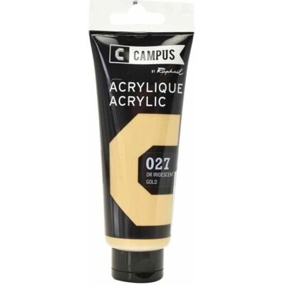 Peinture acrylique or iridescent Campus - 100ml - Fournitures d'art - Publicité Peinture acrylique or iridescent Campus - 100ml - Fournitures d'art - Publicité