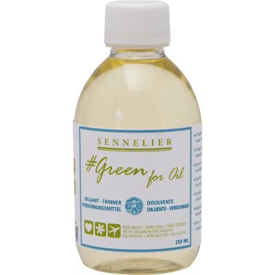 Sennelier Verde para Diluente de Óleo - Ecológico, 250 ml Sennelier Verde para Diluente de Óleo - Ecológico, 250 ml