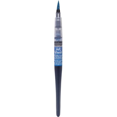 Pędzel z Atramentem Sennelier 6,5ml - Turkusowy Iryzujący Pędzel z Atramentem Sennelier 6,5ml - Turkusowy Iryzujący