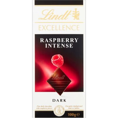 Lindt - Excellence - Tumma vadelma intensiteetti - Chocolate Bars Lindt - Excellence - Tumma vadelma intensiteetti - Chocolate Bars