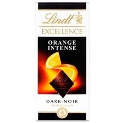 LINDT - Excellence Orange Intense - 100g - Chocolate Bar LINDT - Excellence Orange Intense - 100g - Chocolate Bar