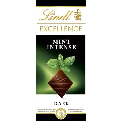 Lindt Excellence Mint Intense Dark - Chocolate Lindt Excellence Mint Intense Dark - Chocolate
