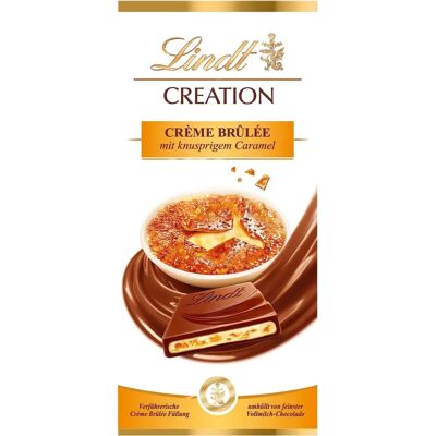 Lindt Creation Crème Brûlée Maitosuklaa - Maito, Karamellisoitu, 150g Lindt Creation Crème Brûlée Maitosuklaa - Maito, Karamellisoitu, 150g