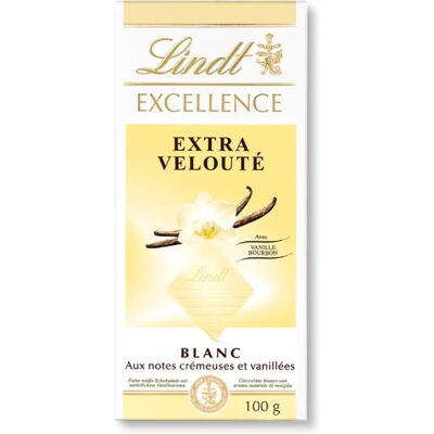 Lindt Excellence Vanille Blanche - Barre de Chocolat - Publicité Lindt Excellence Vanille Blanche - Barre de Chocolat - Publicité
