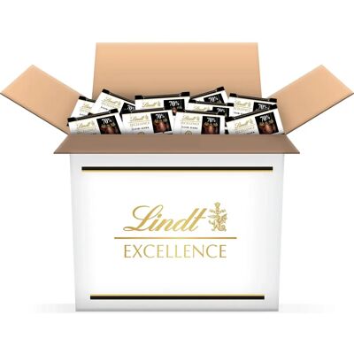 Lindt Excellence Boîte Chocolats Noirs - 200 Mini - Publicité Lindt Excellence Boîte Chocolats Noirs - 200 Mini - Publicité