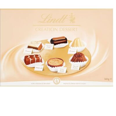 Lindt Creation Dessert - Assorted Chocolate Box 361g Lindt Creation Dessert - Assorted Chocolate Box 361g