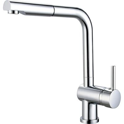 Edouard Rousseau CARRÉ Grifo de Cocina Cromado - Rociador Extraíble - Ahorro de Agua Edouard Rousseau CARRÉ Grifo de Cocina Cromado - Rociador Extraíble - Ahorro de Agua