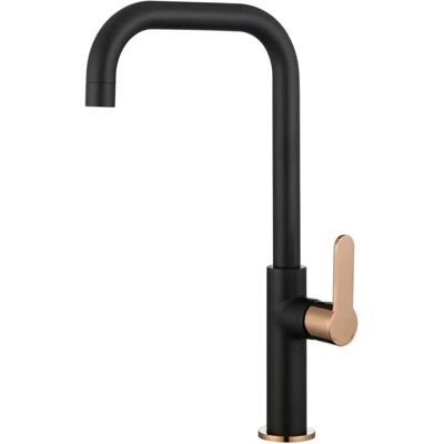 Robinet de cuisine Rousseau ER-3047404060114 - Moderne, Noir & Or Rose - 8cm - Publicité Robinet de cuisine Rousseau ER-3047404060114 - Moderne, Noir & Or Rose - 8cm - Publicité