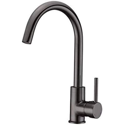 Mezclador de Cocina Rousseau Gris Acero Inoxidable Latón - Grifo de Cocina Mezclador de Cocina Rousseau Gris Acero Inoxidable Latón - Grifo de Cocina