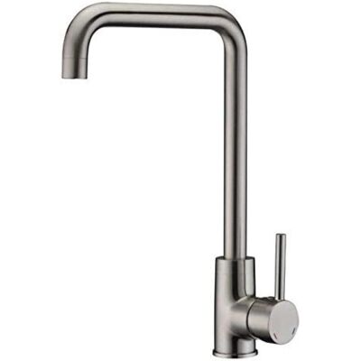 Rousseau Edouard Robinet de cuisine - Gris - Acier inoxydable - Laiton Rousseau Edouard Robinet de cuisine - Gris - Acier inoxydable - Laiton