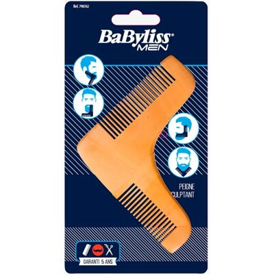 BaByliss Skægkam Contour - Kam, Præcision, Reduktion af statisk elektricitet BaByliss Skægkam Contour - Kam, Præcision, Reduktion af statisk elektricitet