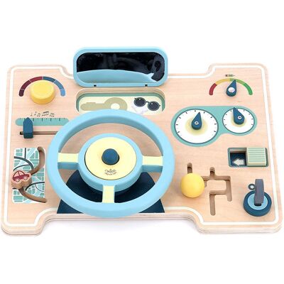 Vilac 2144 Lernspielzeug - Interaktives Holzarmaturenbrett für Kinder Vilac 2144 Lernspielzeug - Interaktives Holzarmaturenbrett für Kinder