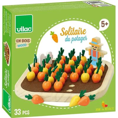 Vilac Solitario di Verdure da Giardino - 33 Carote - Gioco per Famiglia Vilac Solitario di Verdure da Giardino - 33 Carote - Gioco per Famiglia