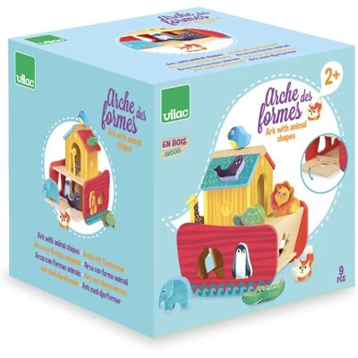 Juguete de aprendizaje Vilac Modelo 2429 en madera con animales y formas - Juguete educativo Juguete de aprendizaje Vilac Modelo 2429 en madera con animales y formas - Juguete educativo