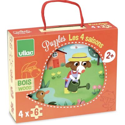 Vilac 2641 Puzzel - Dieren - 24 Stukken Vilac 2641 Puzzel - Dieren - 24 Stukken
