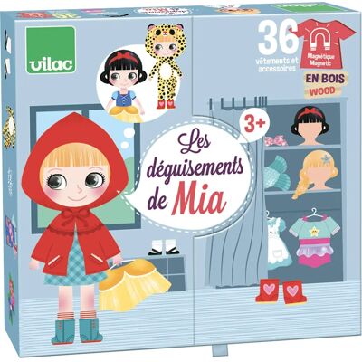 Vilac Mia Juguete de vestir magnético - 37 pcs - Para niños 3+ Vilac Mia Juguete de vestir magnético - 37 pcs - Para niños 3+