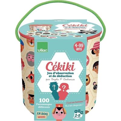 Vilac Cékiki - Wielokolorowa gra obserwacyjna i dedukcyjna - 4+ Vilac Cékiki - Wielokolorowa gra obserwacyjna i dedukcyjna - 4+