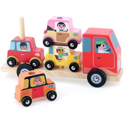 Vilac 7636 Trasportatore di Legno - Giocattolo Educativo per Bambini Vilac 7636 Trasportatore di Legno - Giocattolo Educativo per Bambini