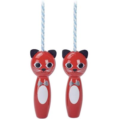Vilac Rote Holzsprungseil - 2m für Kinder 6+ - Klassisches Spielzeug Vilac Rote Holzsprungseil - 2m für Kinder 6+ - Klassisches Spielzeug