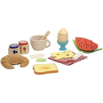 Vilac Holzfrühstückset - Spiellebensmittel für Kinder Vilac Holzfrühstückset - Spiellebensmittel für Kinder