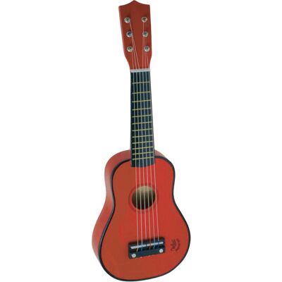 Vilac 8306 Rote Holzgitarre für Kinder - Musikinstrument Vilac 8306 Rote Holzgitarre für Kinder - Musikinstrument