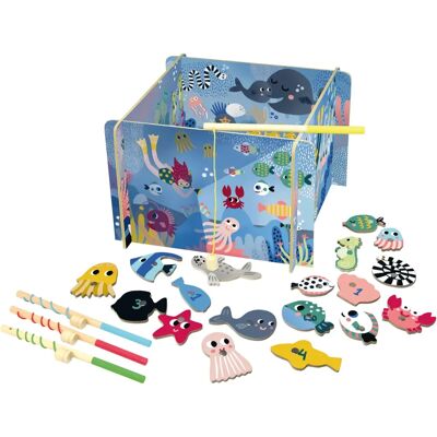 Vilac – Magnetic Fishing Game, Michelle Carlslund Multicolore - Fishing Game Vilac – Magnetic Fishing Game, Michelle Carlslund Multicolore - Fishing Game
