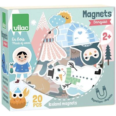 Vilac Iceland Magnets - Träbrädspel för barn Vilac Iceland Magnets - Träbrädspel för barn
