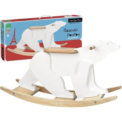 Vilac Weißer Bären-Wippe - Kunstinspiriertes Babyspielzeug - 18+ Monate Vilac Weißer Bären-Wippe - Kunstinspiriertes Babyspielzeug - 18+ Monate