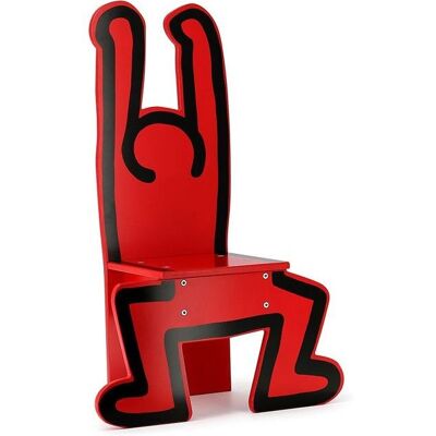 Chaise pour enfants rouge Vilac Keith Haring - Chaise - Publicité Chaise pour enfants rouge Vilac Keith Haring - Chaise - Publicité