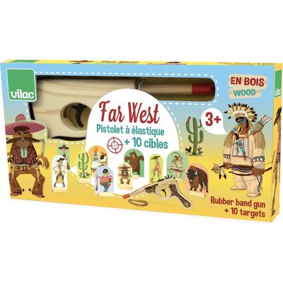 Vilac Modell - Western Spielzeugset mit Zielen Vilac Modell - Western Spielzeugset mit Zielen