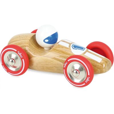 Auto da corsa in legno VILAC Modello 2247S - Rosso - Per bambini 3+ - Giocattolo da interno Auto da corsa in legno VILAC Modello 2247S - Rosso - Per bambini 3+ - Giocattolo da interno