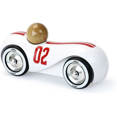 Vilac Vintage Weißes Holzspielzeugauto - Für ab 2 Jahre Vilac Vintage Weißes Holzspielzeugauto - Für ab 2 Jahre