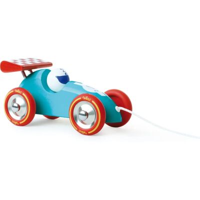 Auto giocattolo in legno turquoise e rosso Vilac per bambini - Stile vintage classico Auto giocattolo in legno turquoise e rosso Vilac per bambini - Stile vintage classico
