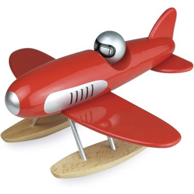 Vilac Modèle Hydravion en Bois Rouge - Jouet en Bois - Publicité Vilac Modèle Hydravion en Bois Rouge - Jouet en Bois - Publicité