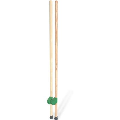 Vilac Échasses en Bois - Vert, 130 cm, Réglables, Écologique Vilac Échasses en Bois - Vert, 130 cm, Réglables, Écologique