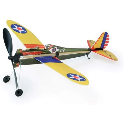 Vilac Starlet Propellerflugzeug - Spielzeugflugzeug für Kinder 3+ - Holz & Elastikpropeller Vilac Starlet Propellerflugzeug - Spielzeugflugzeug für Kinder 3+ - Holz & Elastikpropeller