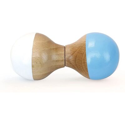 Vilac Holzrassel - Blau - 12x5.5x5.5cm - Holzrassel Vilac Holzrassel - Blau - 12x5.5x5.5cm - Holzrassel