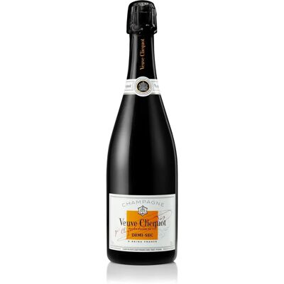 Veuve Clicquot Étiquette Blanche Demi-Sec Champagne - Champagne - Publicité Veuve Clicquot Étiquette Blanche Demi-Sec Champagne - Champagne - Publicité