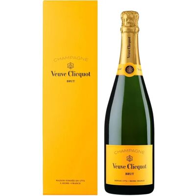 Champagne Veuve Clicquot Étiquette Jaune - Édition du 250e Anniversaire - Publicité Champagne Veuve Clicquot Étiquette Jaune - Édition du 250e Anniversaire - Publicité