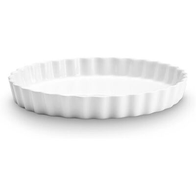 Pillivuyt Modell 280324BL Hvit rund porselensform til baking - Bakform Pillivuyt Modell 280324BL Hvit rund porselensform til baking - Bakform