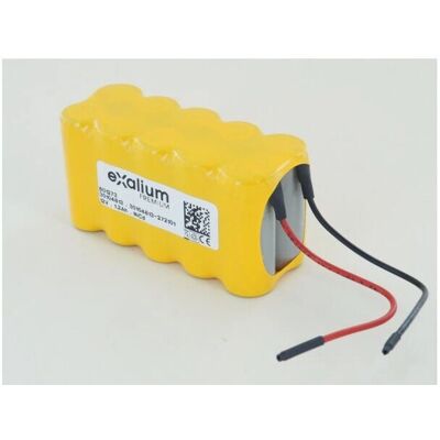 Batería EXALIUM PREMIUM - 12V 1.2Ah NiCd - Cables de salida Batería EXALIUM PREMIUM - 12V 1.2Ah NiCd - Cables de salida