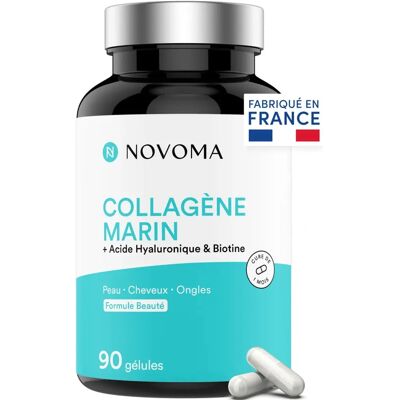 Novoma Collagène Marin - 90 Capsules - Publicité Novoma Collagène Marin - 90 Capsules - Publicité