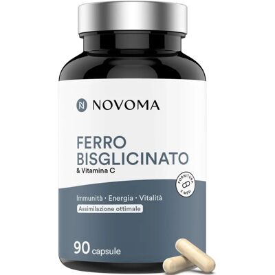 Novoma Fer Bisglycinate Immunité Énergie & Vitalité - Complément alimentaire - Publicité Novoma Fer Bisglycinate Immunité Énergie & Vitalité - Complément alimentaire - Publicité